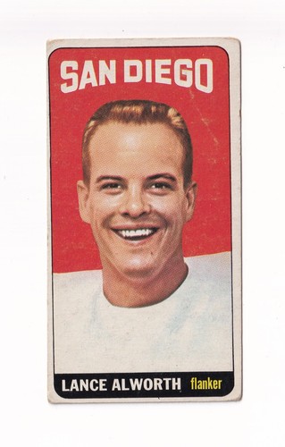 1965 topps 155 lance alworth - 1965, #155